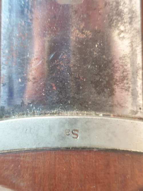 Original German WW II storm troopers officers dagger and scabbard.